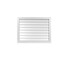 Ekena Millwork Vertical Surface Mount PVC Gable Vent w/ 2"W x 2"H , Brickmould Sill Frame, 34"W x 26"H GVPVE34X2603SN - alternate 1